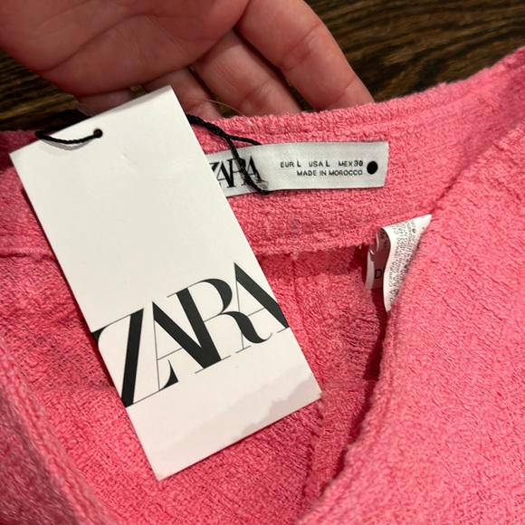 **NWT** Zara Tweed Textured Skirt - Picture 6 of 8